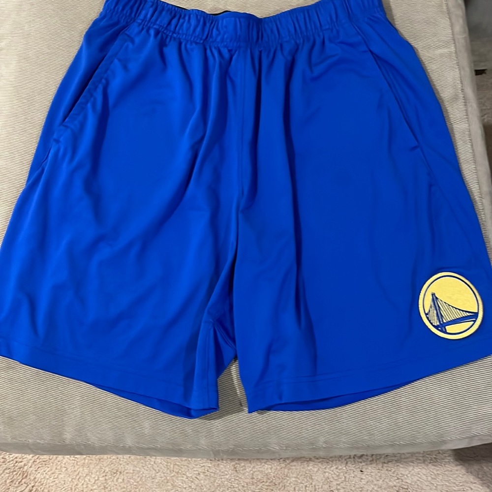 Blue Nike basketball shorts